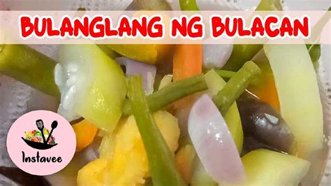 how to cook bulanglang.